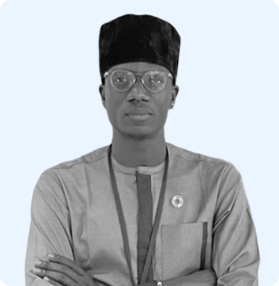 Portrait of Damilare Oyedele, Co-Founder and Chief Executive of Library Aid Africa